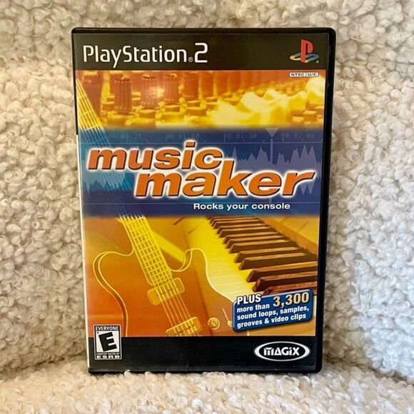 PS2 MAGIX Music Maker Rocks Your Console - Playstation 2 Video Game - Picture 1 of 3